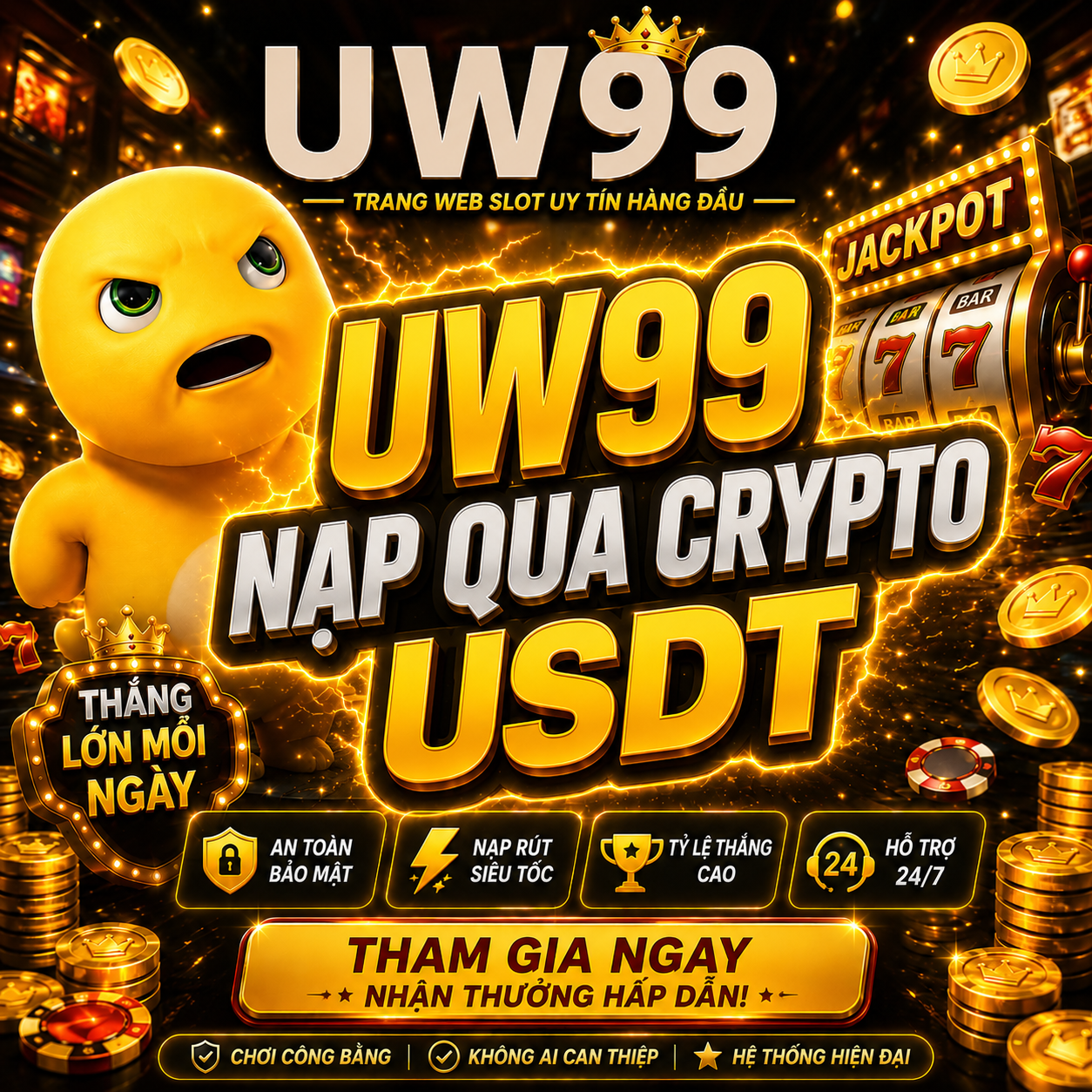 UW99 Nền Tảng Giải Trí Uy Tín Hỗ Trợ Nạp Rút USDT Nhanh Chóng